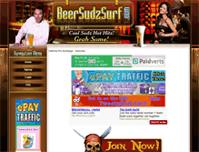Tablet Screenshot of beersudzsurf.com